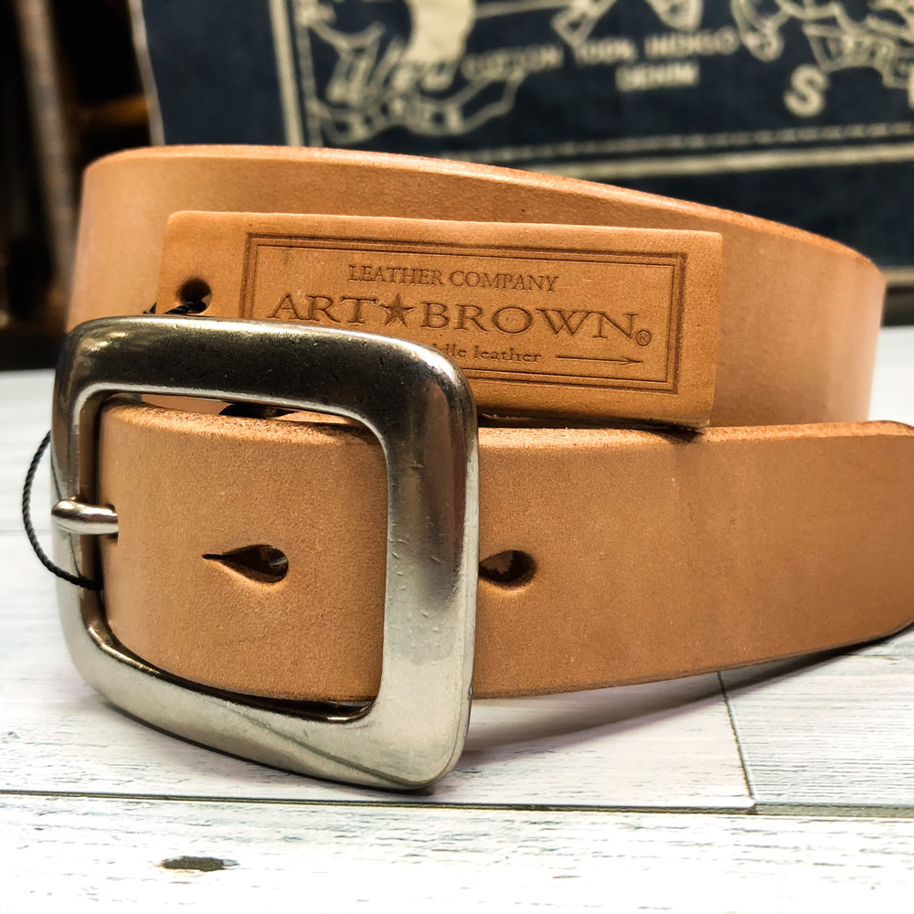 アートブラウンのベルト